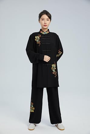 HEARTTOUCH Tai Chi Uniform Chinese Traditional Kung Fu Clothing Qi Gong Martial Arts Shaolin Unisex Positive Costume