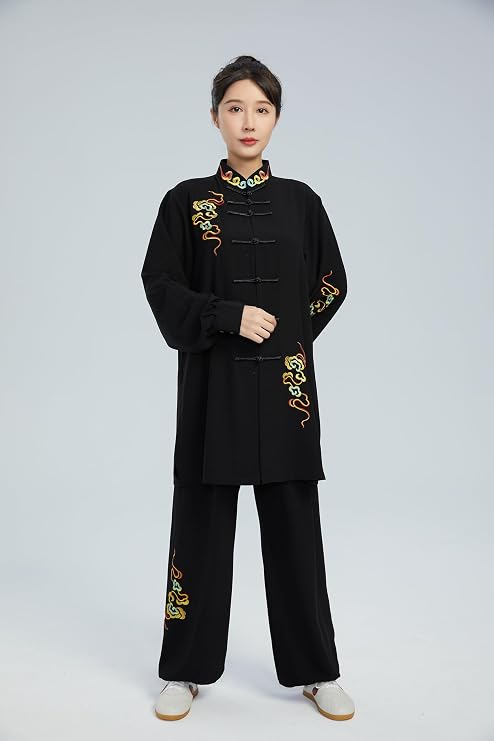 HEARTTOUCH Tai Chi Uniform Chinese Traditional Kung Fu Clothing Qi Gong Martial Arts Shaolin Unisex Positive Costume