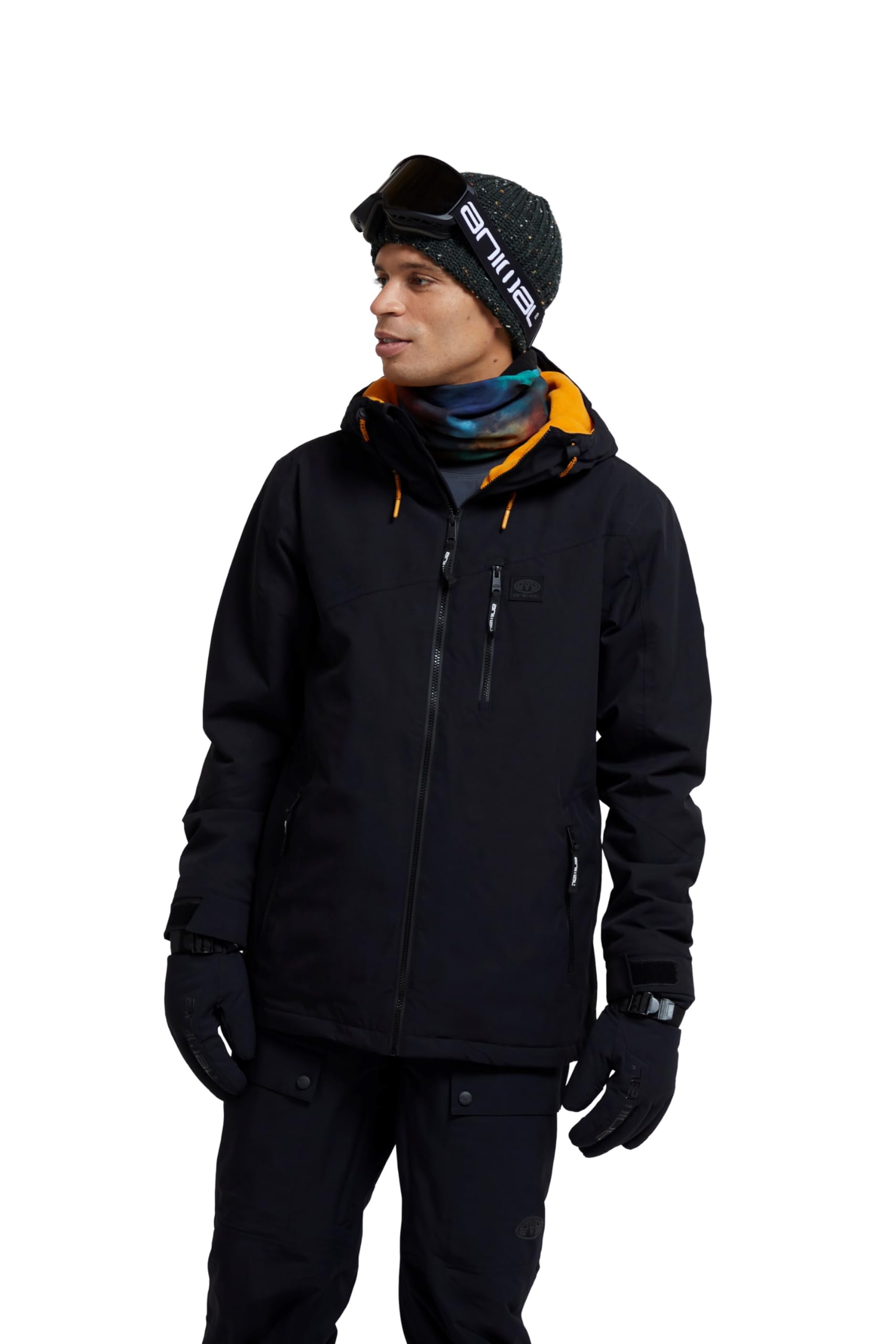 Animal Men's Laxx Logo Snow Jacket - Black - M