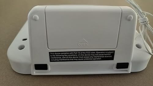 Miniatura 8 de HANNLOMAX Radio despertador HX-152CR, radio PLL AMFM, reloj digital con alarma doble, luz nocturna. (gris)