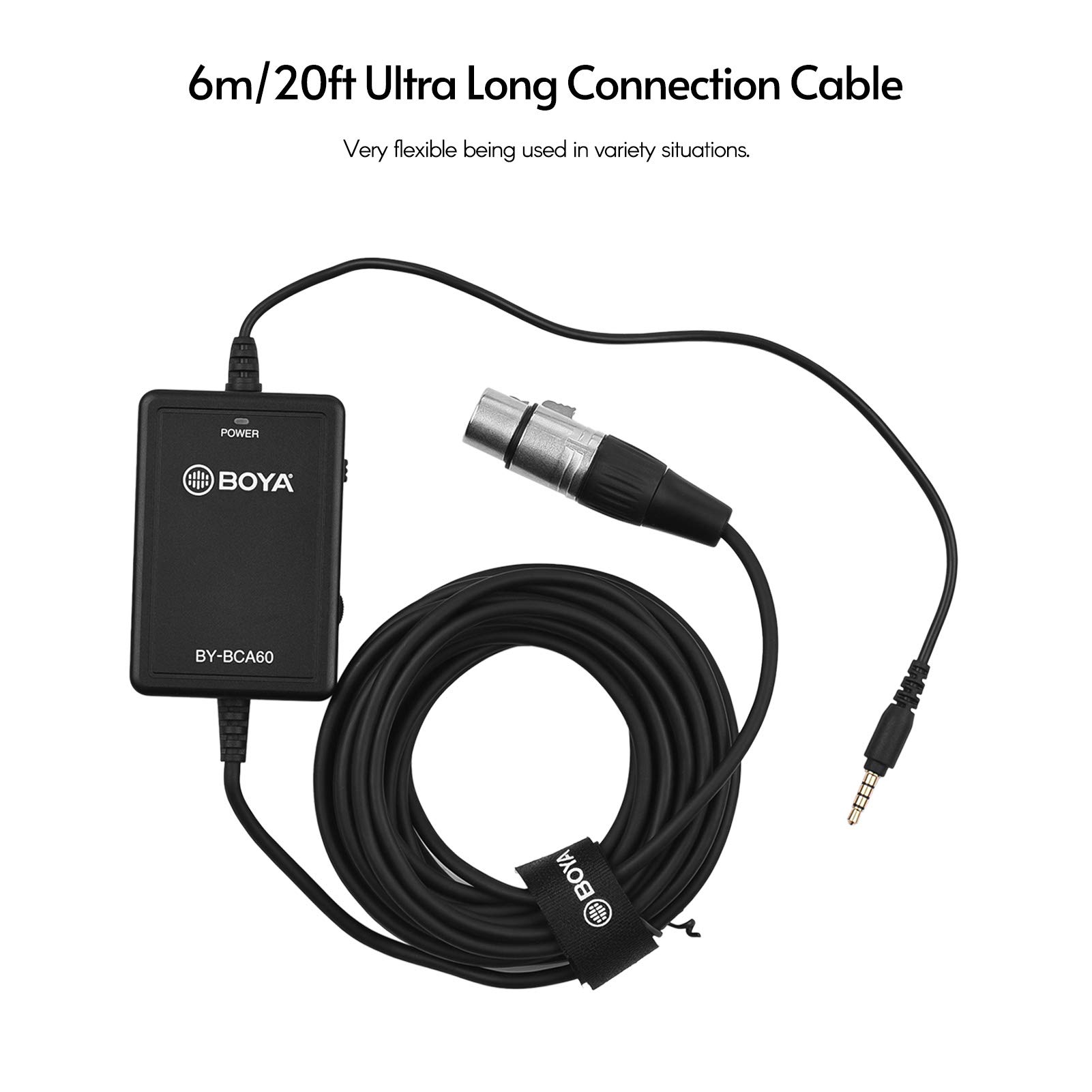 Boya BYBCA60 XLR to 3.5mm plug Microphone cable Price in Bangladesh ShopZ BD