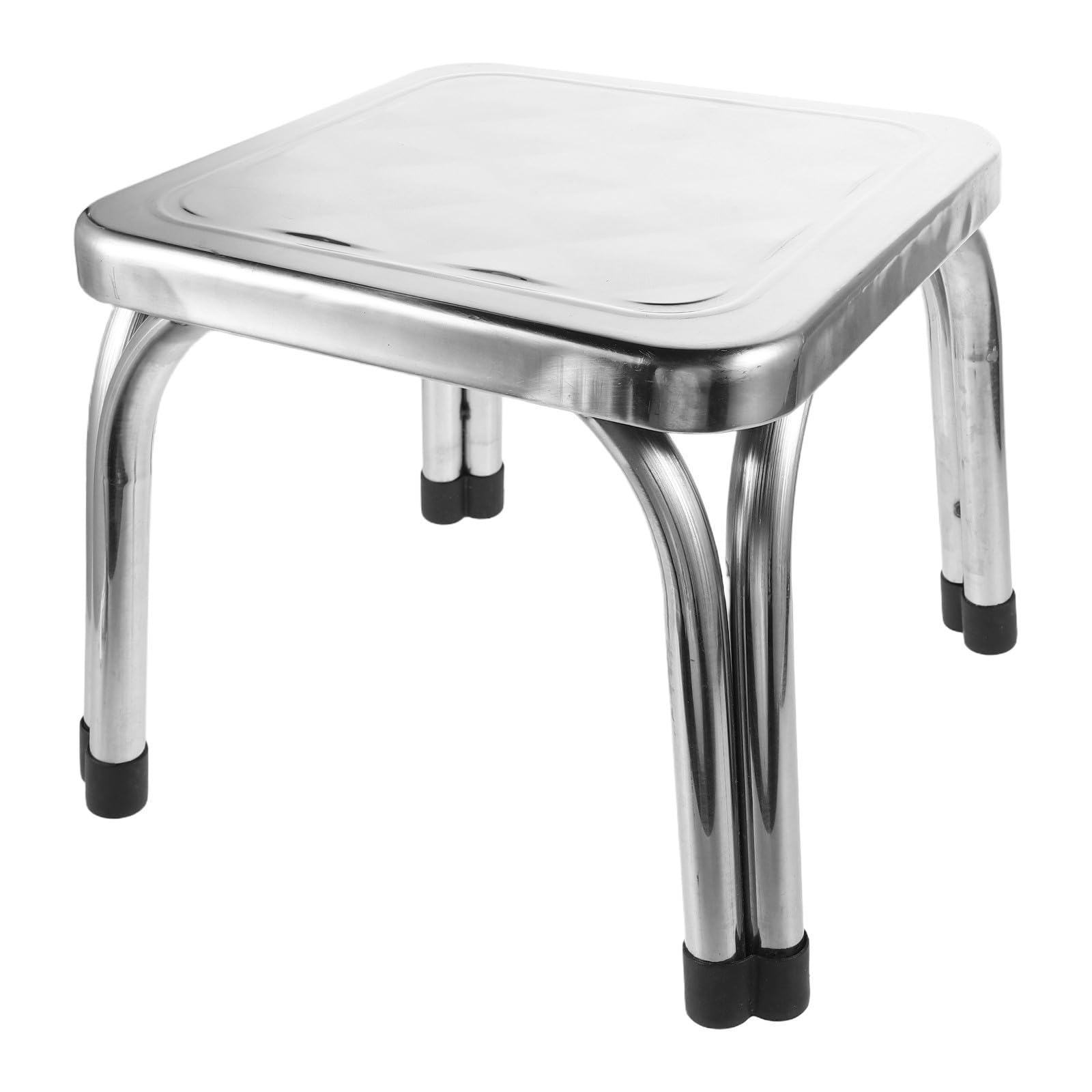 Taburete de Ducha Compacto de Acero Inoxidable Función Antideslizante y Estabilidad Mejorada para Baño y Cocina, Adecuado para Personas Mayores