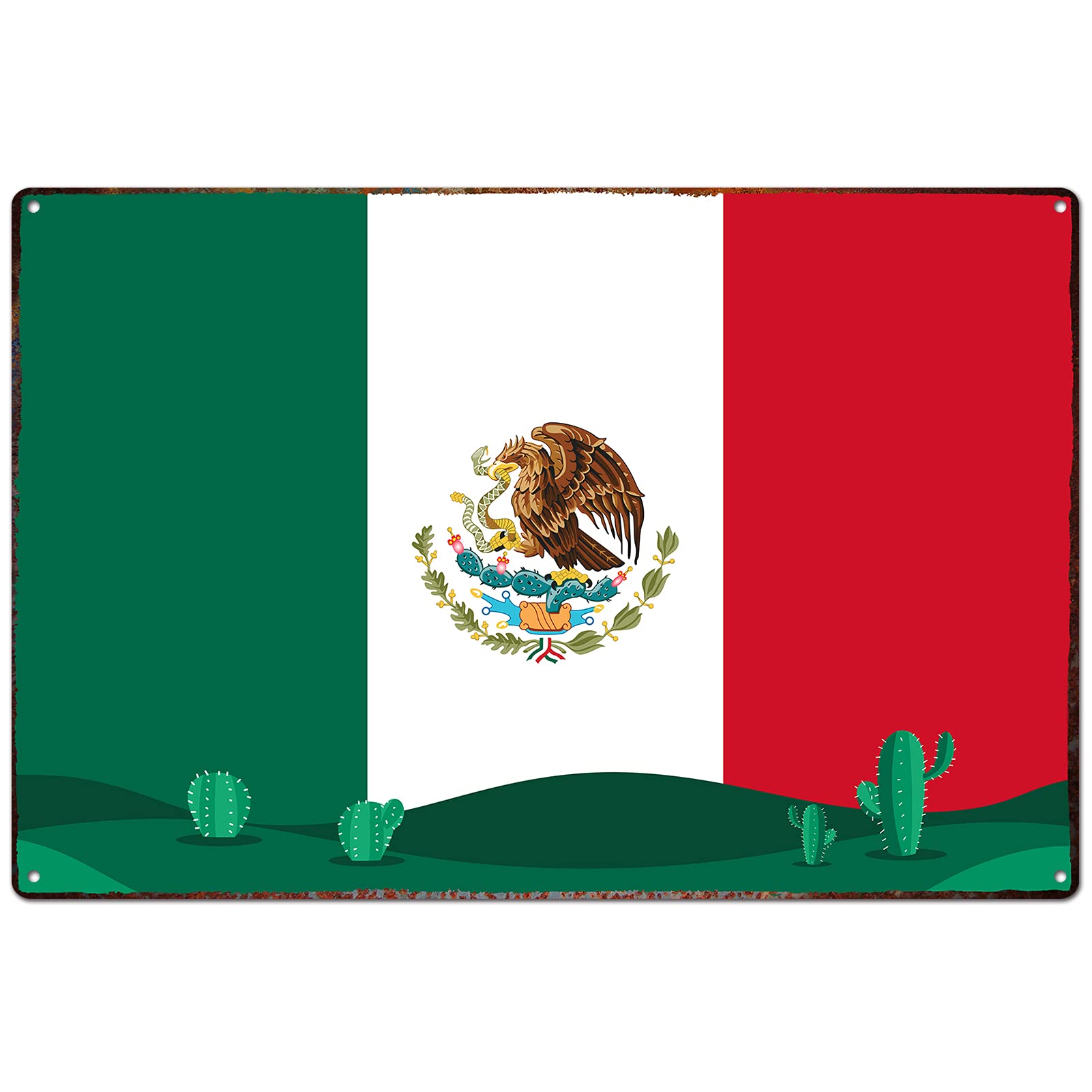 How To Draw The Mexican Flag Eagle Step By Step