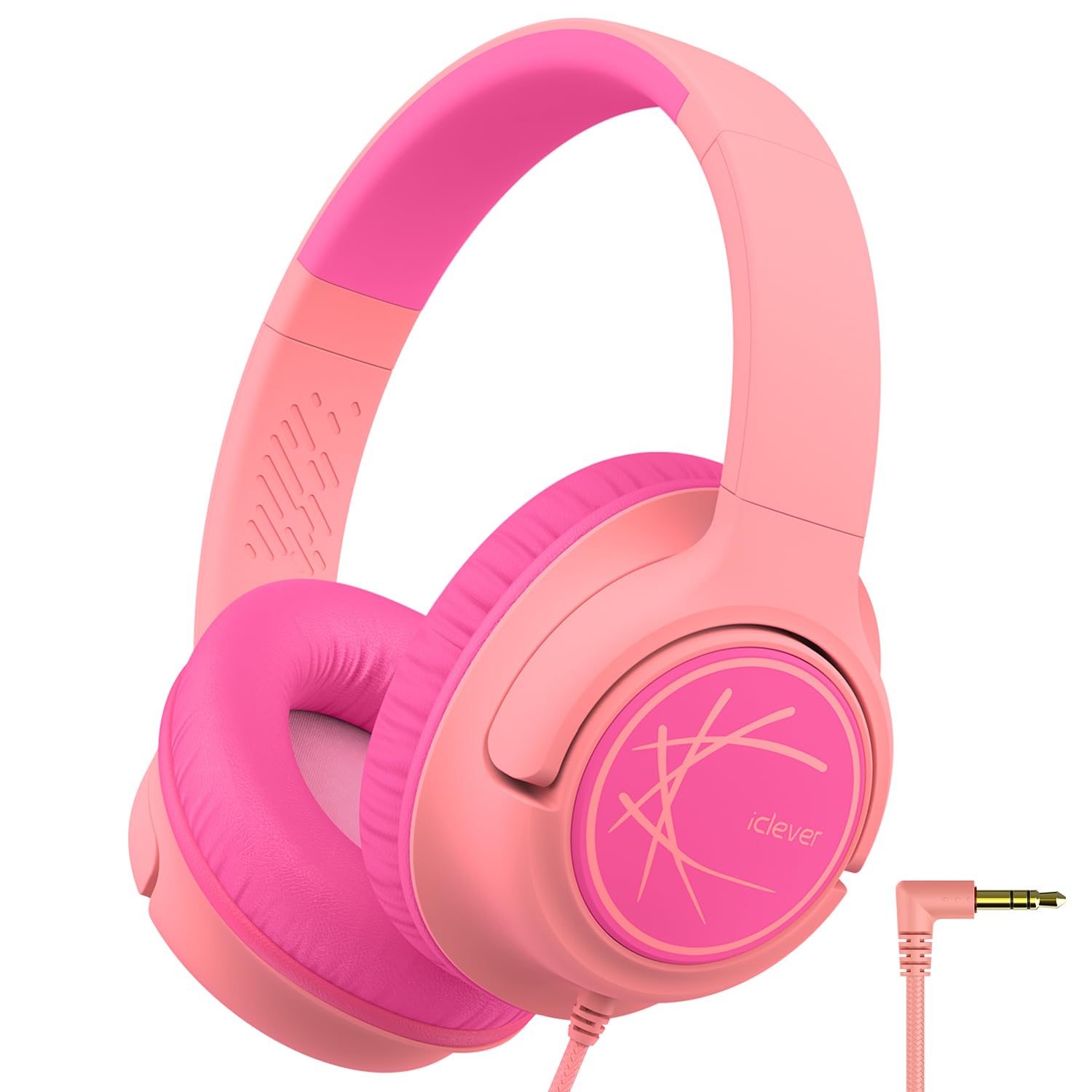 iClever Kinderkopfhörer für Kinder mit Over Ear Design