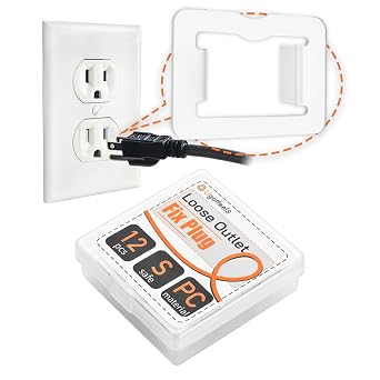 12 Packs Loose Outlet Plug Fix | Make Your Loose Socket Jack Snug for Power Plug - Standard Tight Fit