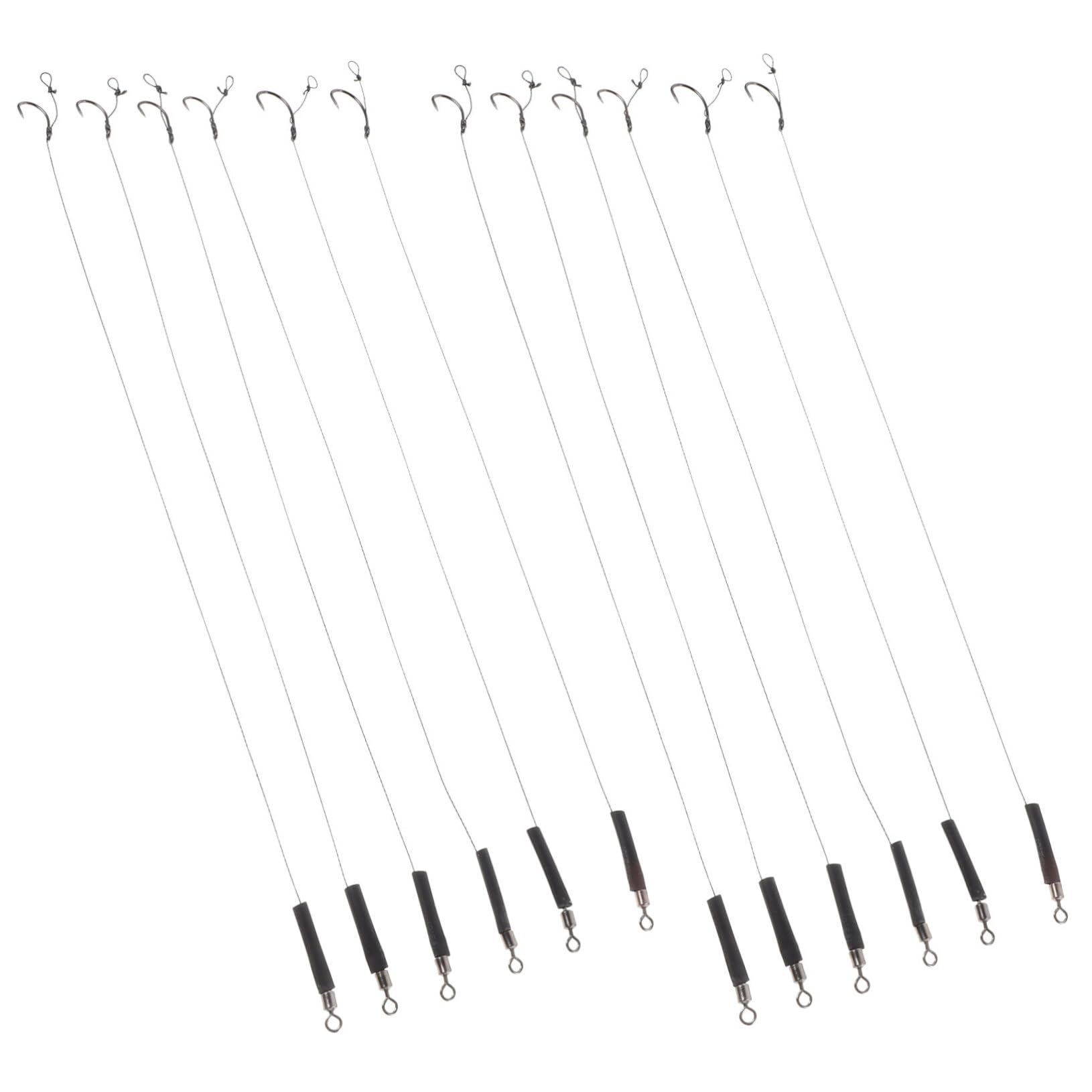 Abaodam Juego De Anzuelos Gancho De Pesca Pesado Anzuelos De Pesca Ganchos De Bajo Pececillo Sedal Anzuelos Metalicos Anzuelo De Pesca para Exterior