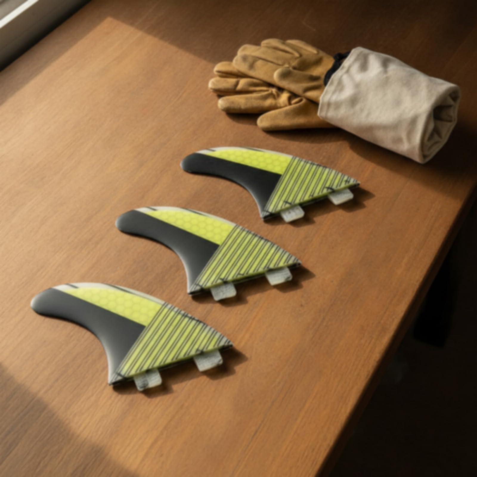 predolo Dérive avec Base Double Tab Amovible Aileron Paddle Vis d’aileron avec Joint en Silicone pour Surfeurs