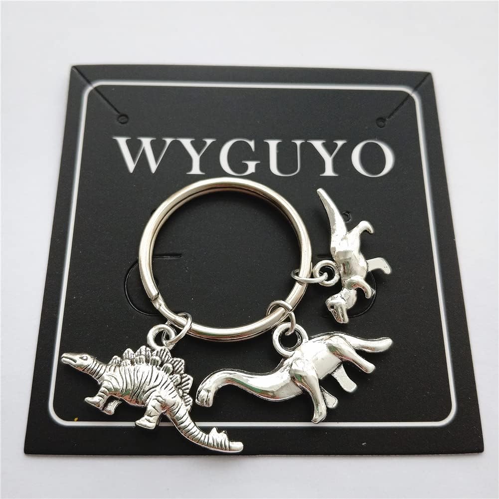 Stegosaurus Keychain, Cool Dinosaur Jewelry, Brontosaurus Dinosaur Keyring, Steampunk - Image 5