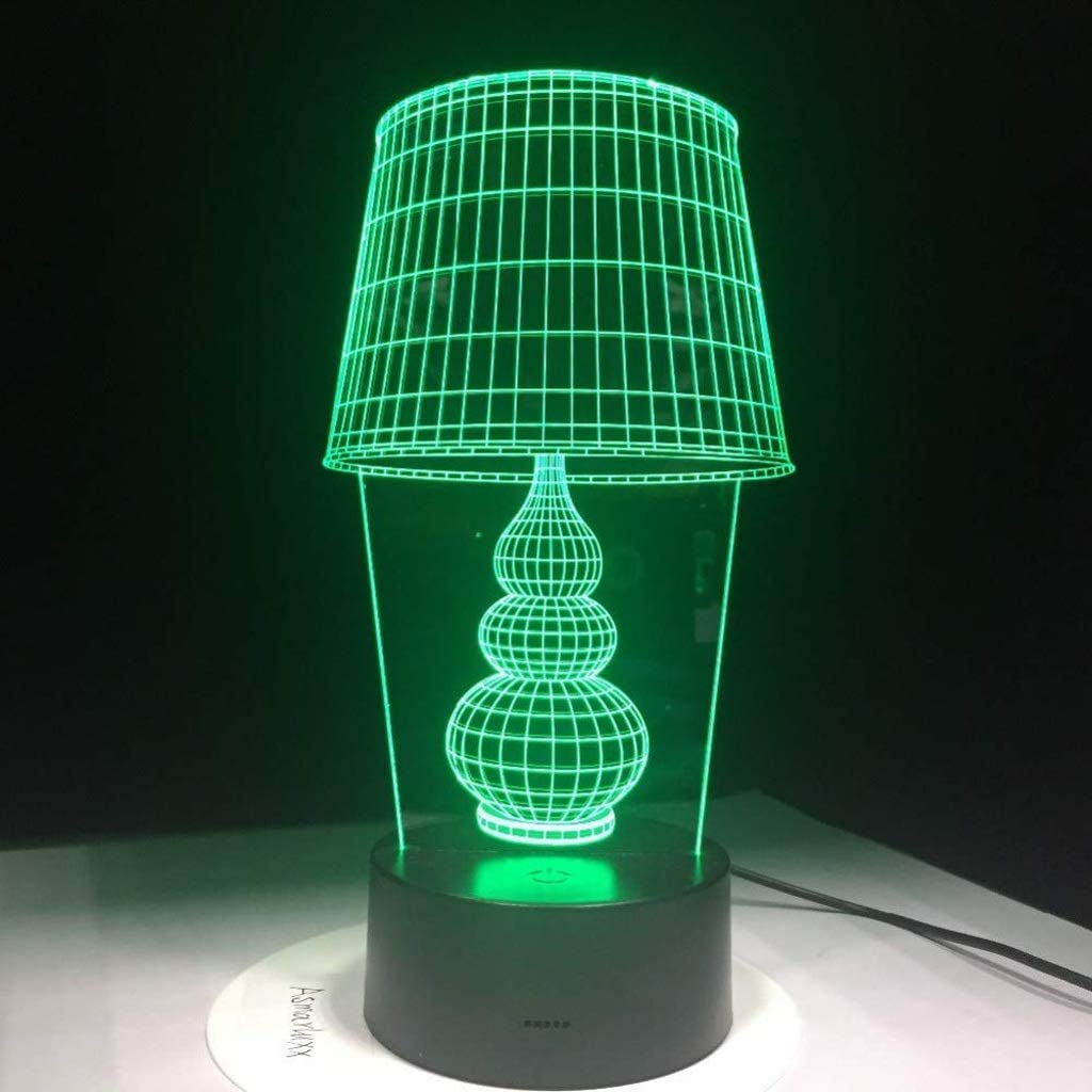 Veilleuse 3D, lampe de chevet enfichable, veilleuse stéréo à LED, lampe d'alimentation pour bébé