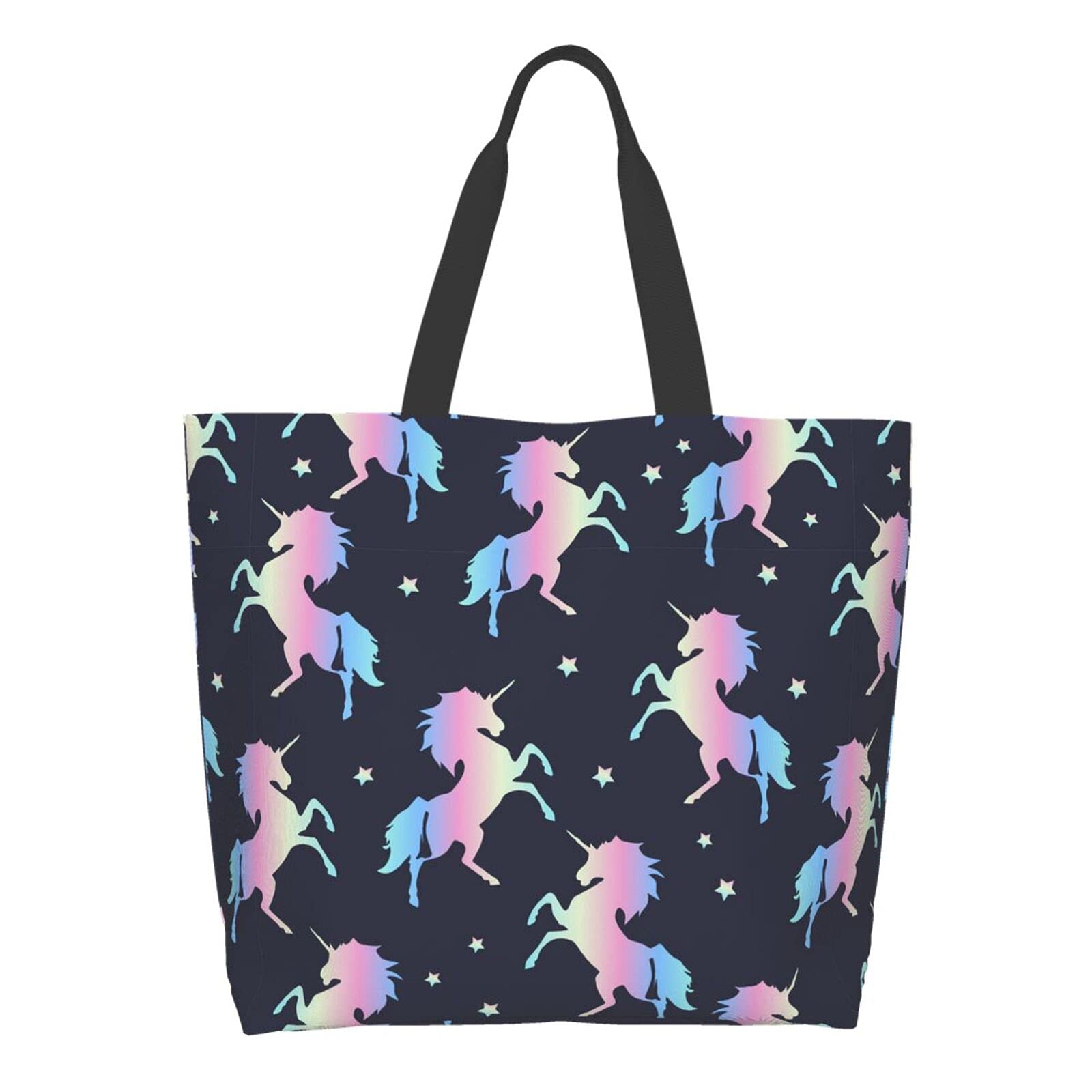 Famame Canvas Tote Bag Large Women Casual Shoulder Bag Handbag Reusable Multipurpose Shopping Grocery Bag For Outdoors…