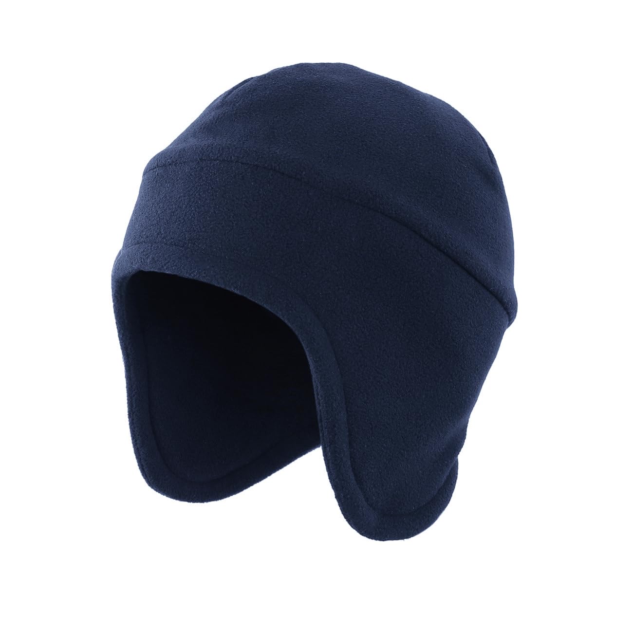 Gorro de invierno 2 en 1 para hombre, forro polar, orejeras, calavera, deportivo, máscara de esquí