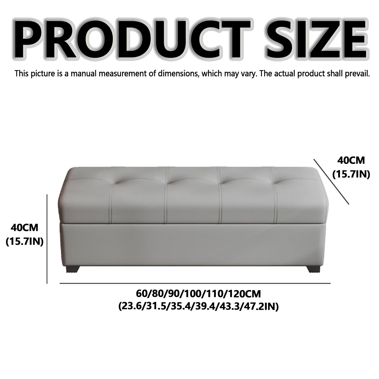 LUUYYI Moderno zapatero con asiento acolchado para dormitorio o sala de estar, armario de almacenamiento multifuncional para decoración interior del hogar (gris claro, 120 cm)