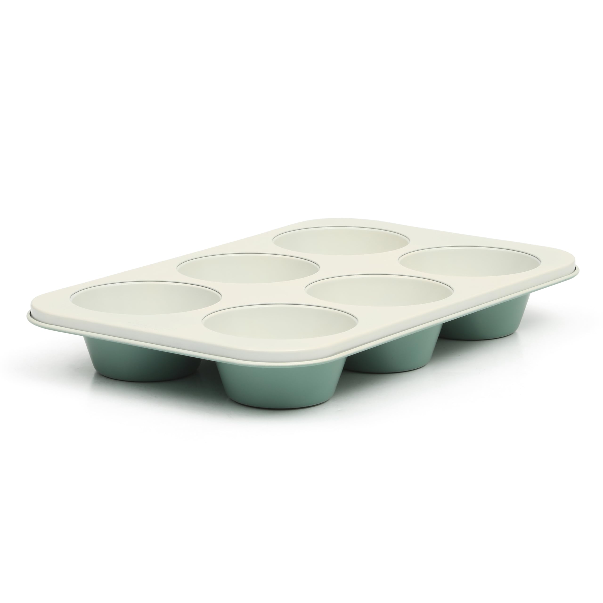 Martha Stewart 6 Cup Muffin/Cupcake Pan - Teal