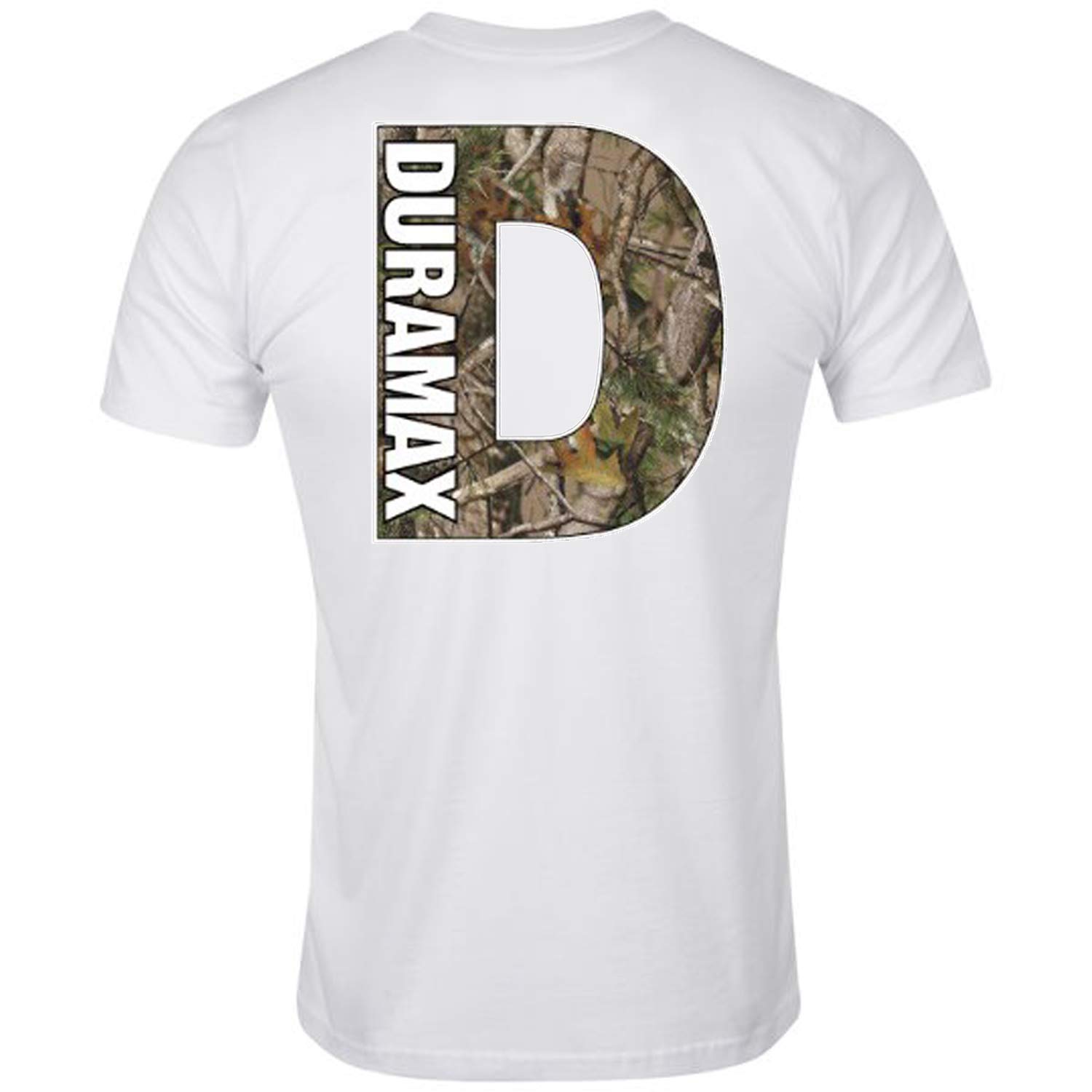 GawxTeeDuramax Camo Pocket Design Color Black S - 5XL T-Shirt Tee (L, White)