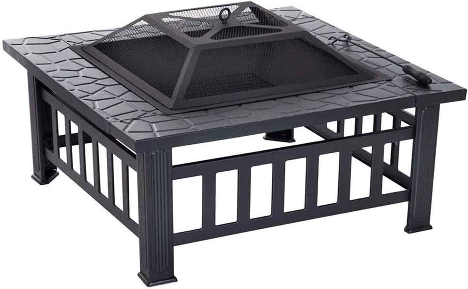 Charcoal Grill Premium Charcoal Grill Cast Iron Grill Large Picnics Patio Grill Barbecue Square Grill Charcoal Home Barbecue Table Indoor Brazier Carbon Grill Charcoal Stove Outdoor