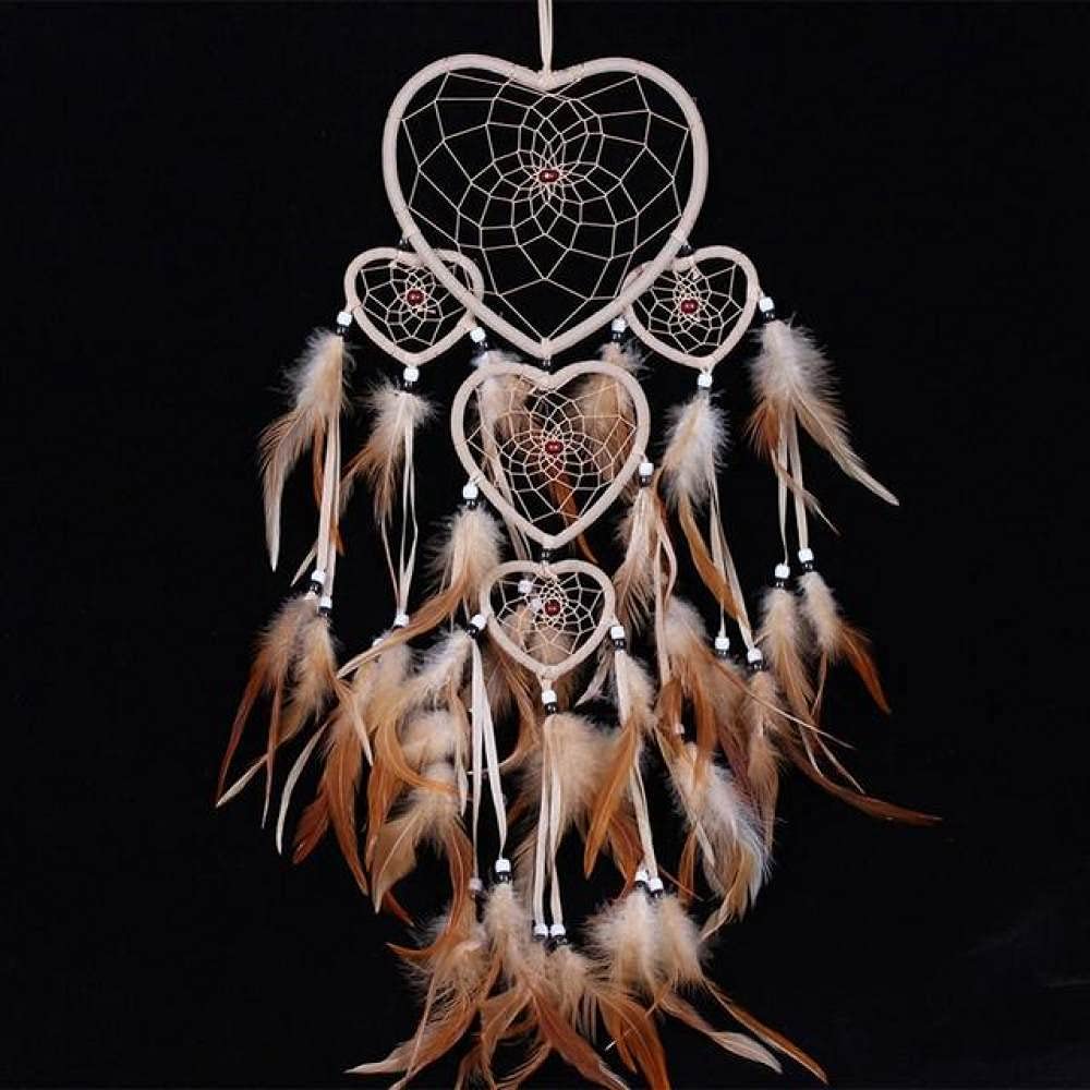 Chasseur de reves plumes violettes tenture murale pour decoration chambre