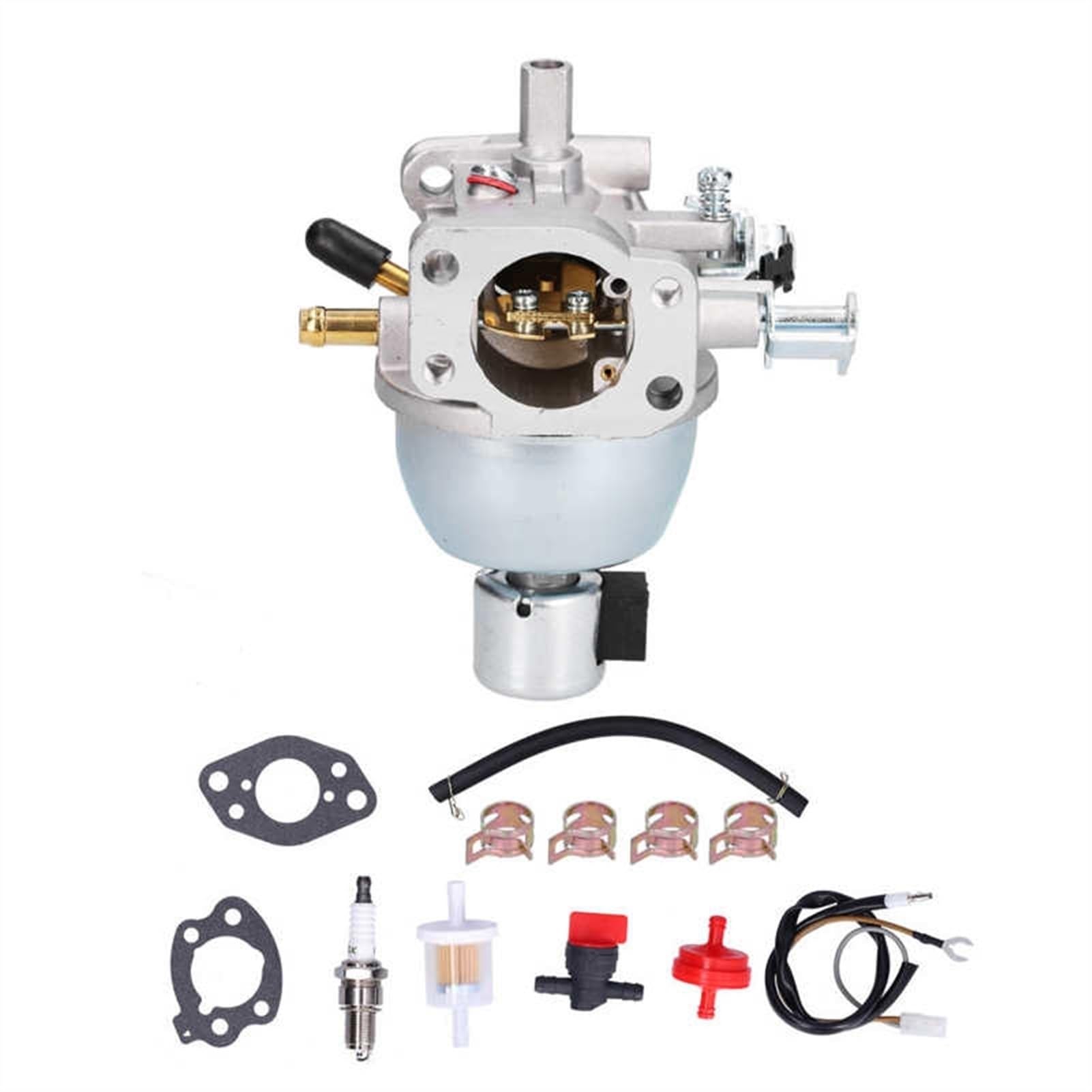 Kit de carburador Kit de filtro carburador aluminio 846280 JD LT-166 16HP Vanguard para motor jardín, cortacésped al aire libre, forestal