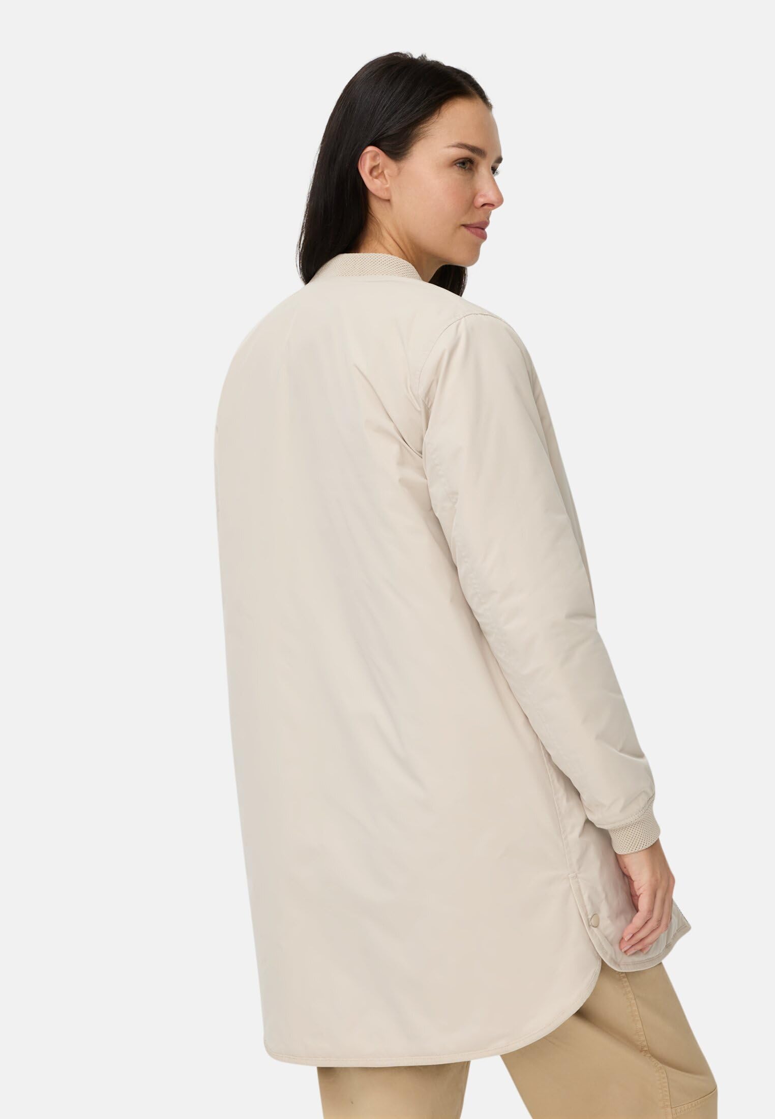 camel active Damen Wasserabweisender Mantel aus reinem Polyester