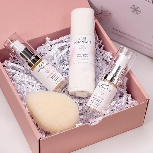 Miniatura 6 de Baie Botanique Rose Renew Double Cleanse Edit - Juego de cuidado de la piel natural, vegano, orgánico y de lujo