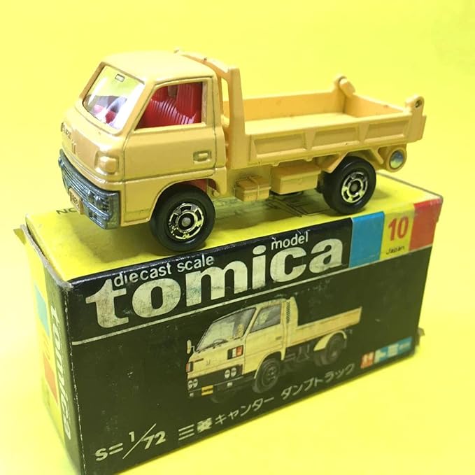 希少‼︎】トミカ No.10三菱 キャンター ダンプトラック 日本製 1/72