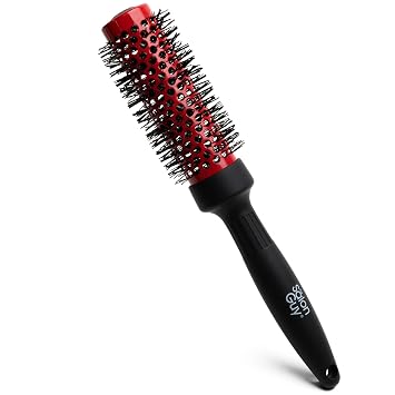 Ion Infused Ceramic Round Brush | Salon Quality roller for Blow Drying | Fixes Dry or Damaged Hair | 2 Roller Brush for Wet & Dry Hair by TheSalonGuy
