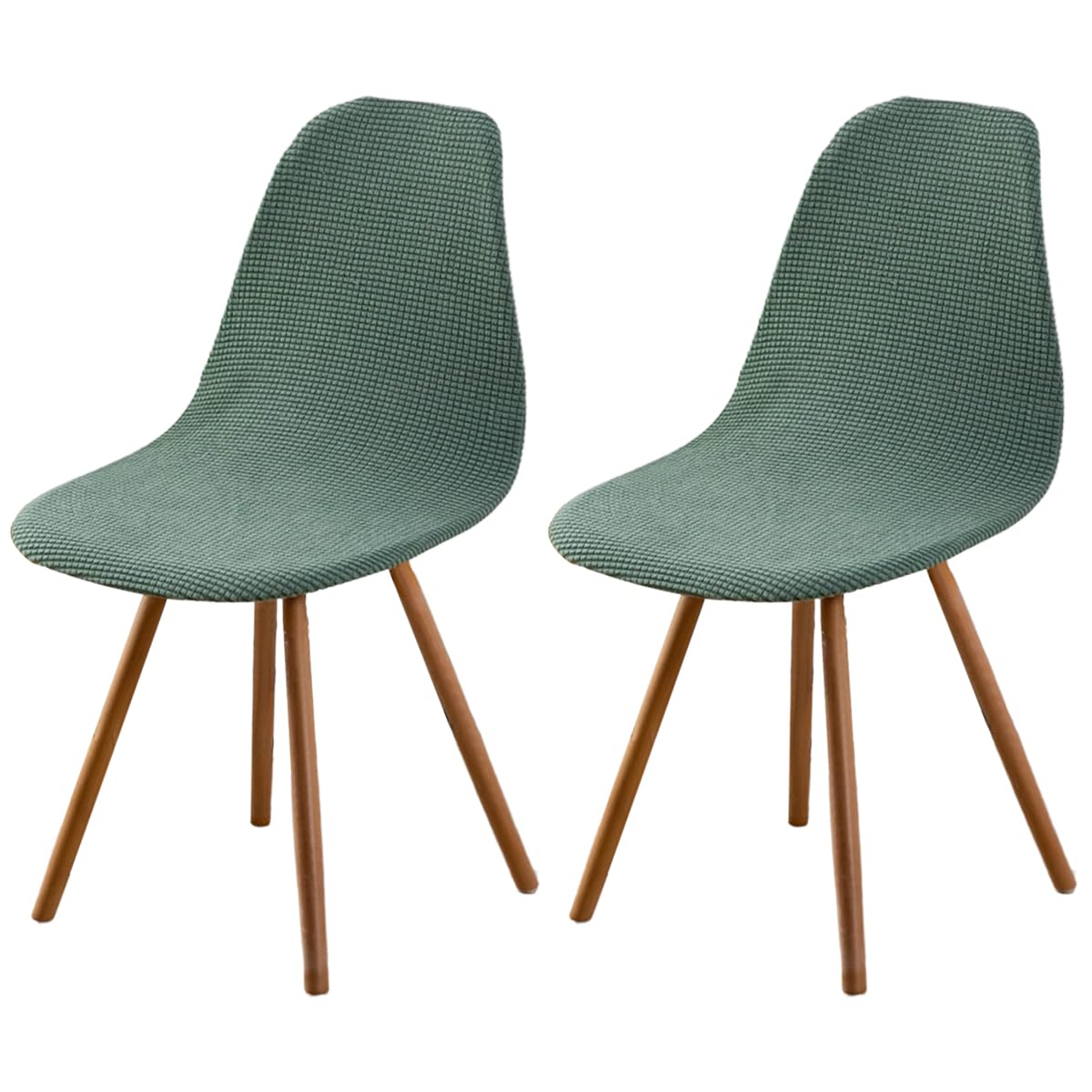Highdi Corduroy Jacquard Scandinavische eetkamerstoelhoezen, Noordse