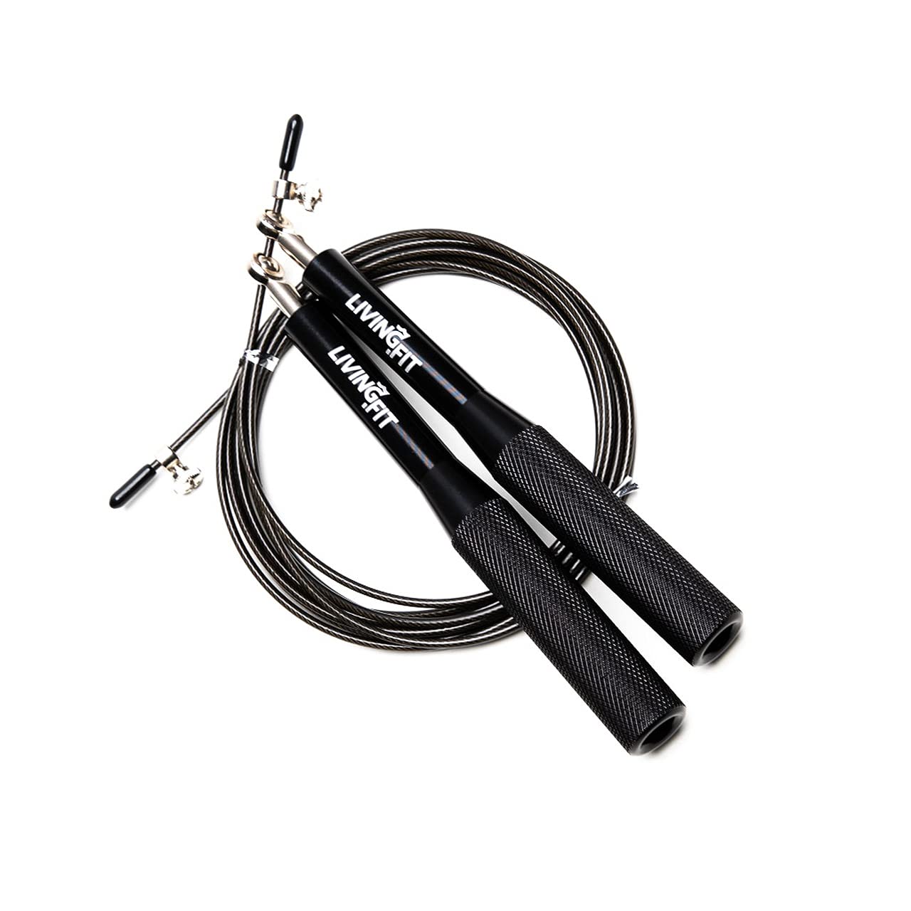Living.FitSpeed Jump Rope - Variable Length Speed Rope, Adjustable Jump Rope, Ideal for Double Unders, Speed Rope