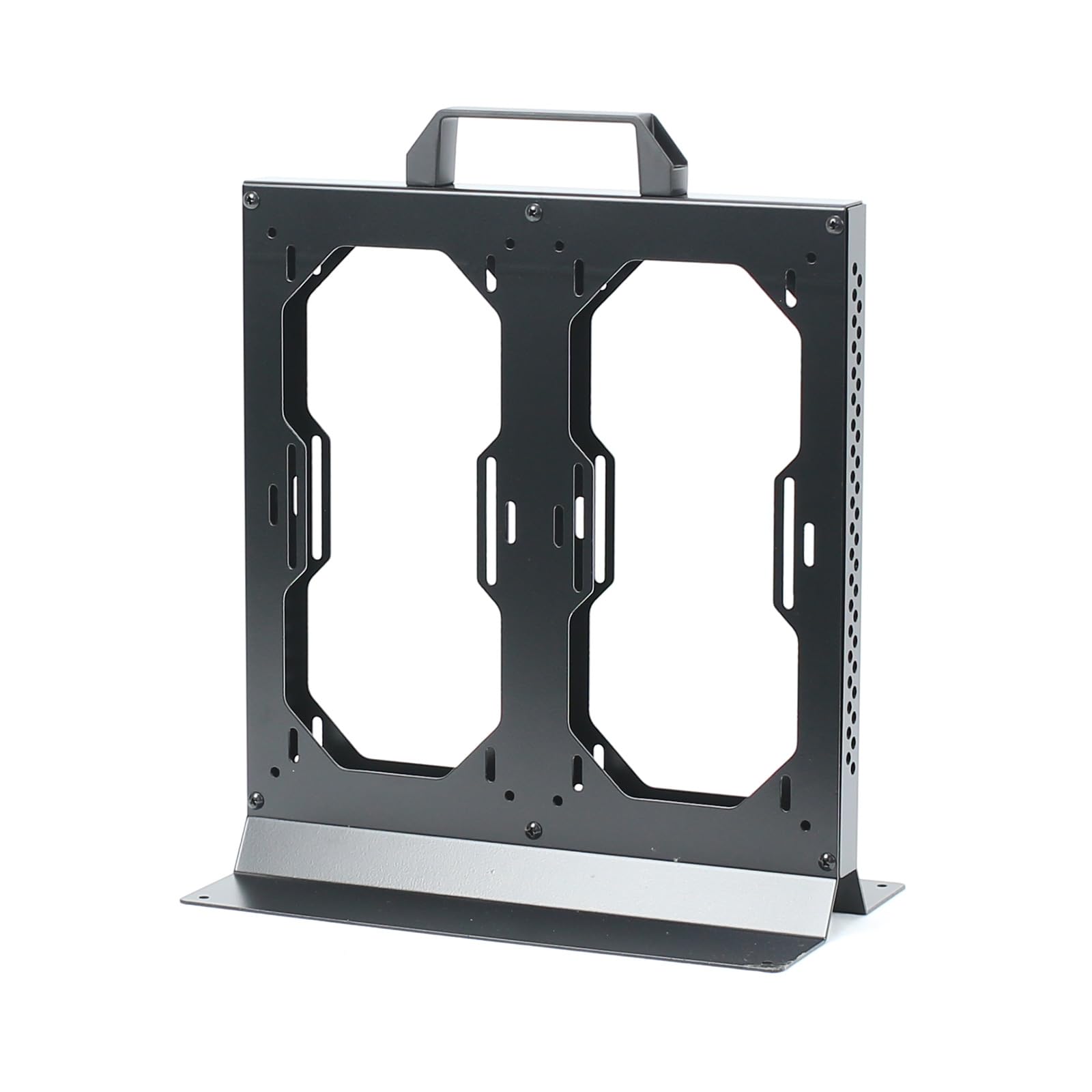 Esterno Due 240 Radiatori Staffa Telaio In Metallo per Migliora I Sistemi di Raffreddamento PC Stabilità Metallo Esterno Computer CPU Cooler Staffa di Montaggio