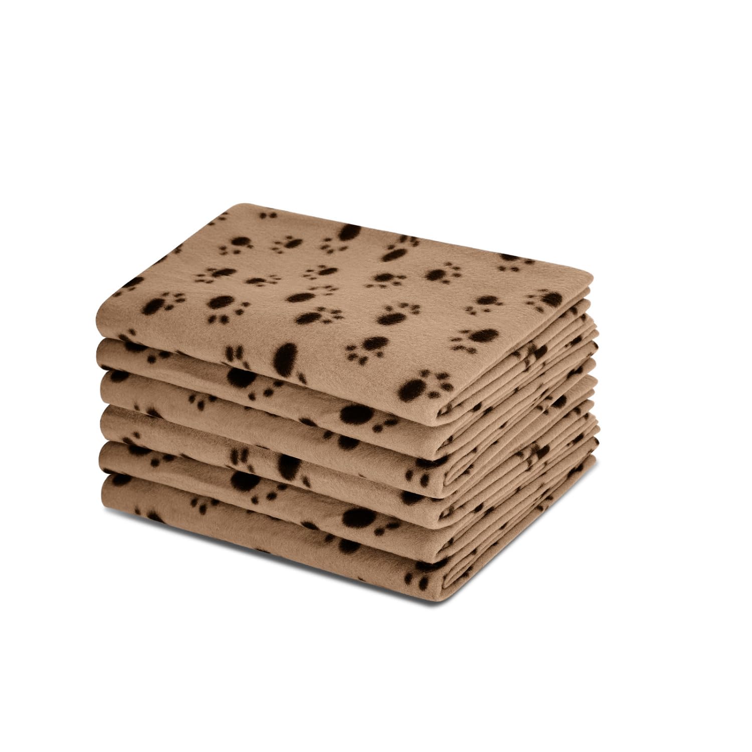 Nobleza - 6*Manta para Perros Mascotas Manta Sofa Suave Manta para Mascotas Perros Gatos Cálida Protección para Sofá, Cama, Lavable a Máquina, Beige, 160 * 100cm