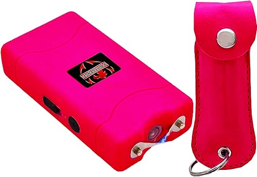 Miniatura 10 de FIGHTSENSE Kit de autodefensa con spray de pimienta y mini pistola aturdidora para hombres y mujeres, 25 ráfagas, rango de 12 pies, carga dolorosa