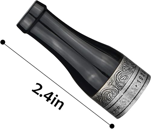 Miniatura 5 de Portafiltros de puros, juego portátil de boquilla para hombres y mujeres, soporte corto para puros con caja de regalo (plateado)