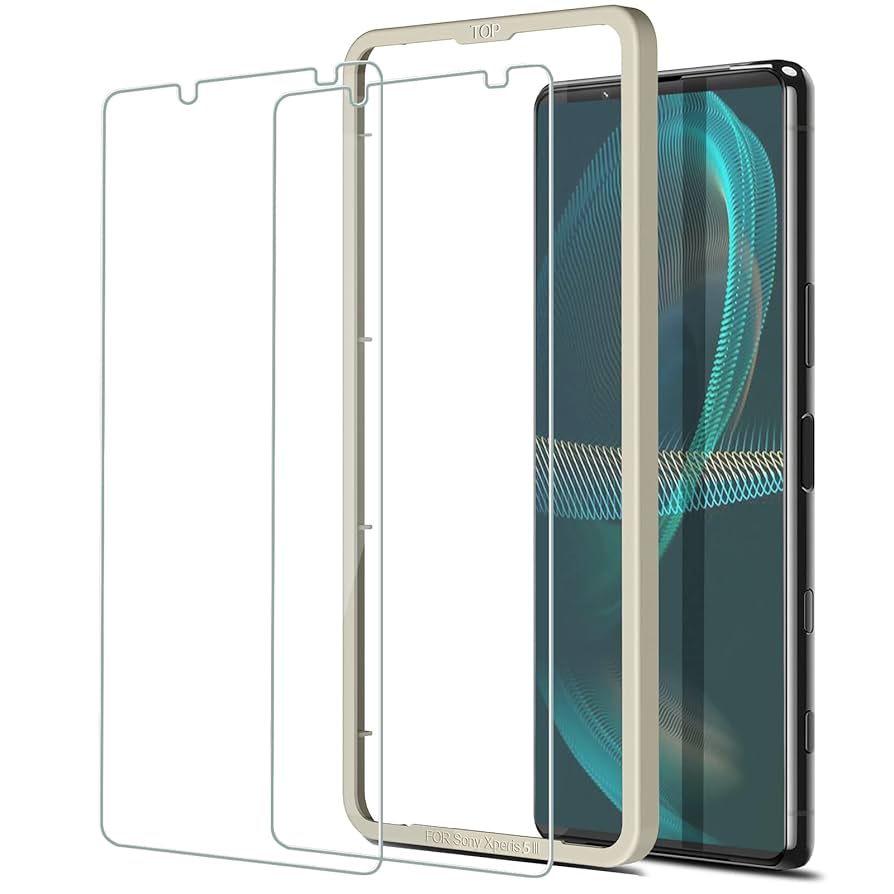 Amazon | 【耐衝撃性】Xperia 5 III 用 ガラスフィルム 2枚