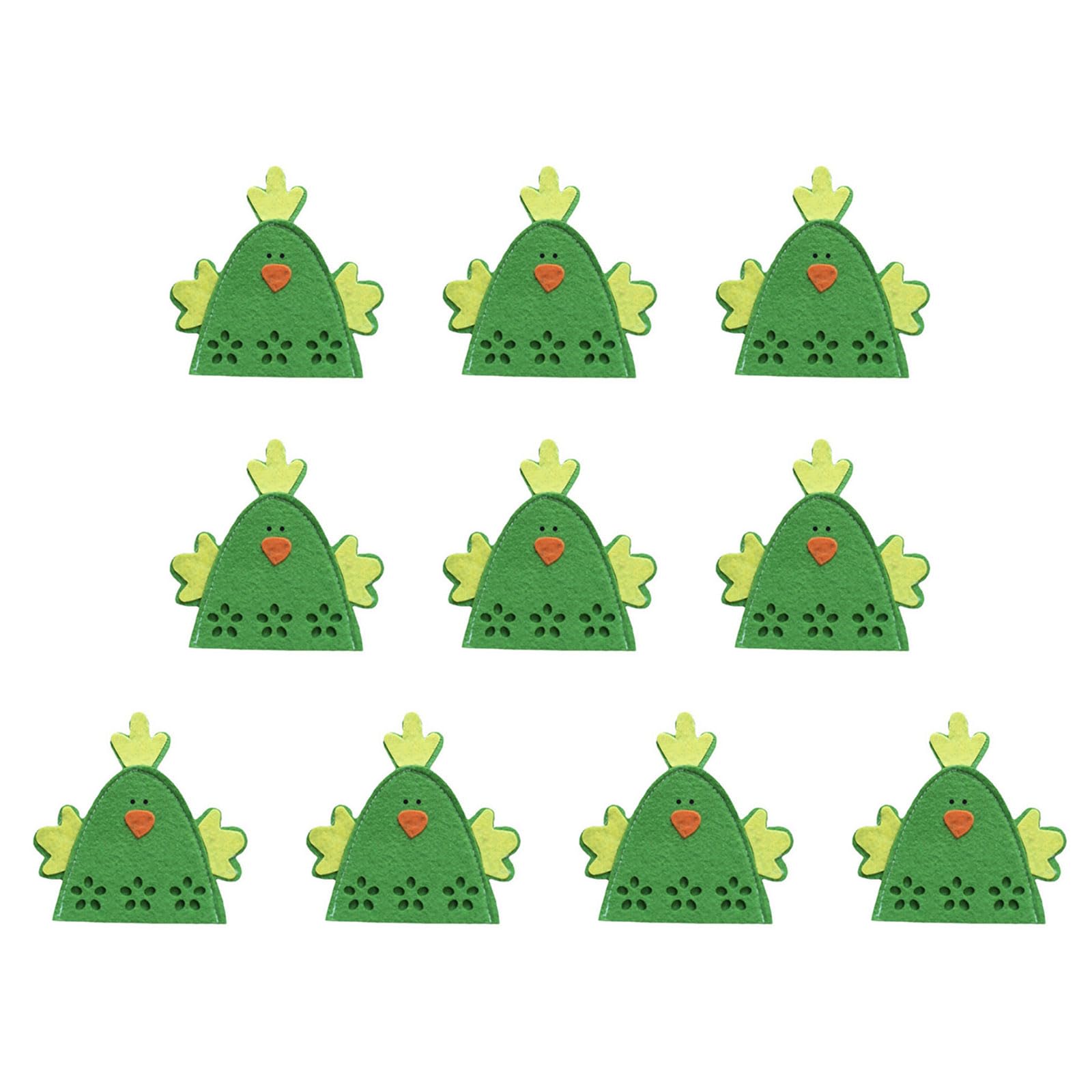 Xjdzineq 10pcs Holiday Eggs Jackets Sleeves Features Lovely Chick Designs Wraps for Celebration and Home Use Sleeves