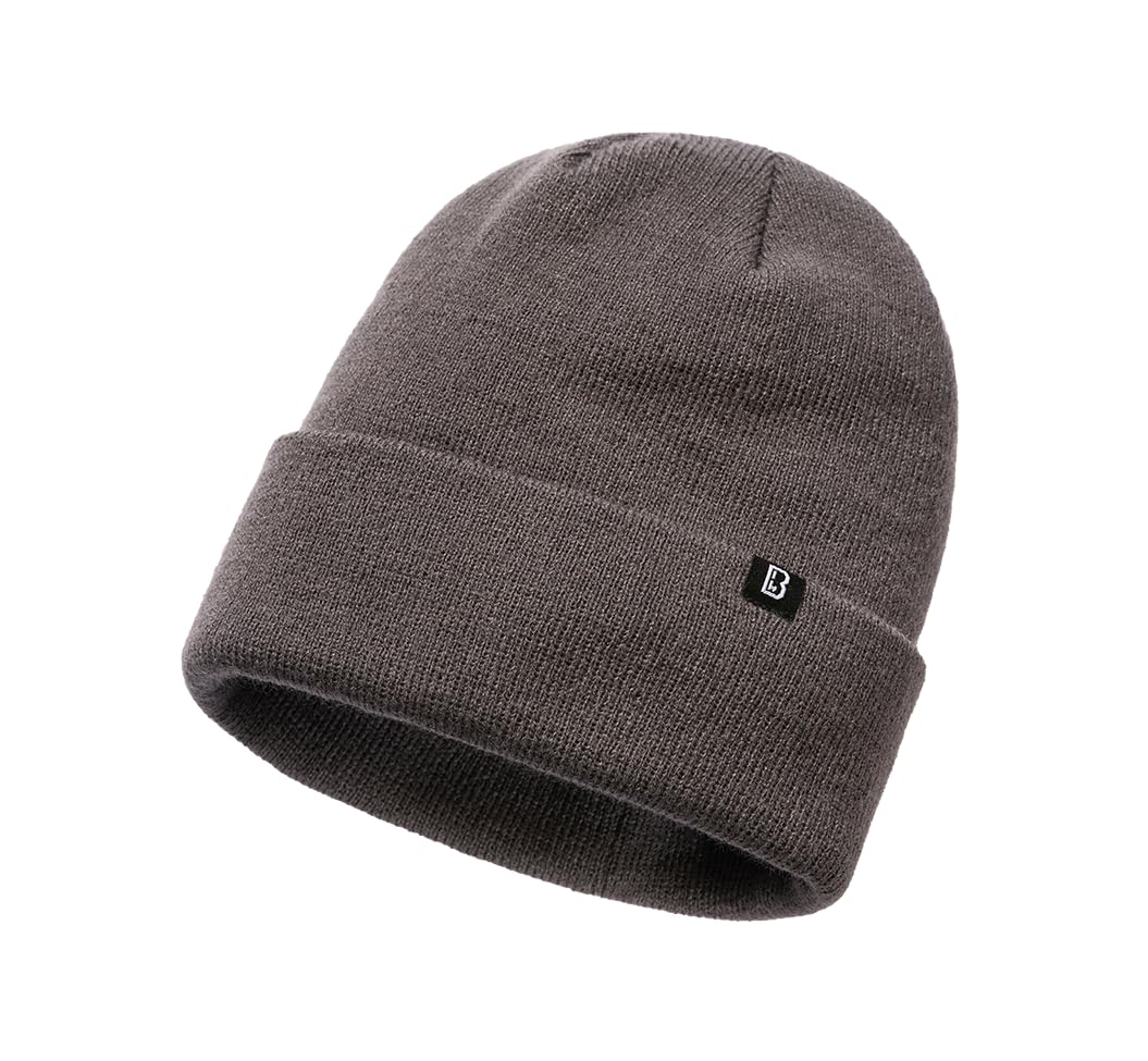 Brandit Watch Cap Mens Beanie Hat Warm Winter Rustic Anthracite