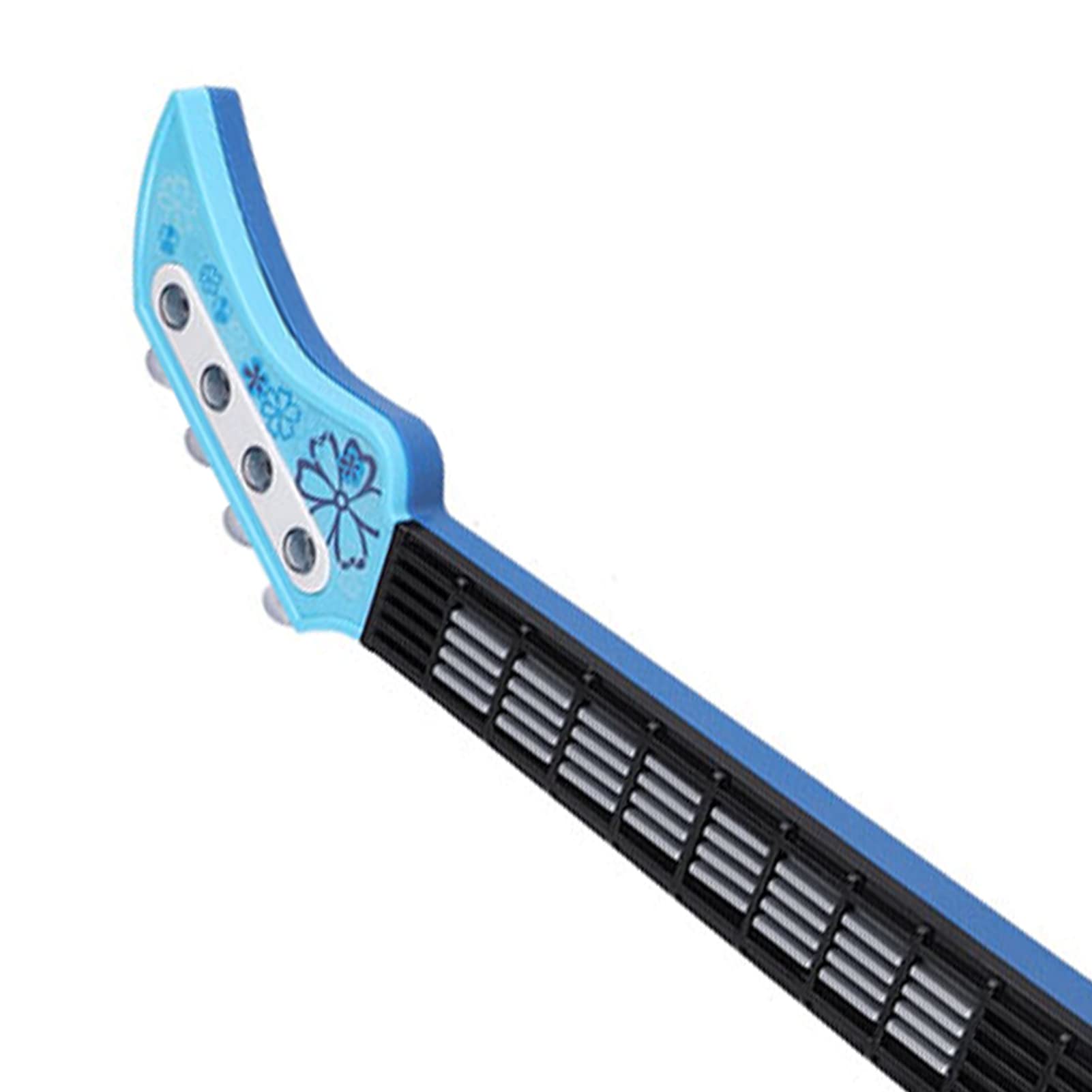 Giocattolo Multifunzionale per Chitarra per Bambini con 4 modalità di Gioco per Bambini, Realizzato in Materiale ABS Sicuro, Strumento Musicale Ideale (Blu)