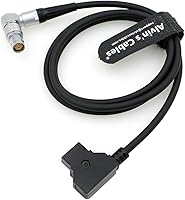 Vista 11 de Alvin's Cables RED Komodo-X Cable de alimentación para RED DSMC2 Epic Scarlet D-Tap a 6 pines hembra ángulo recto cable para DJI Ronin 4D 1M/39.4