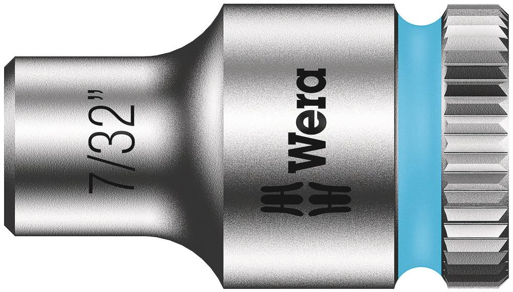 Wera 8790 Hma Zyklop 1/4" Drive Hexagon Socket Imperial 1/4" 7/32"