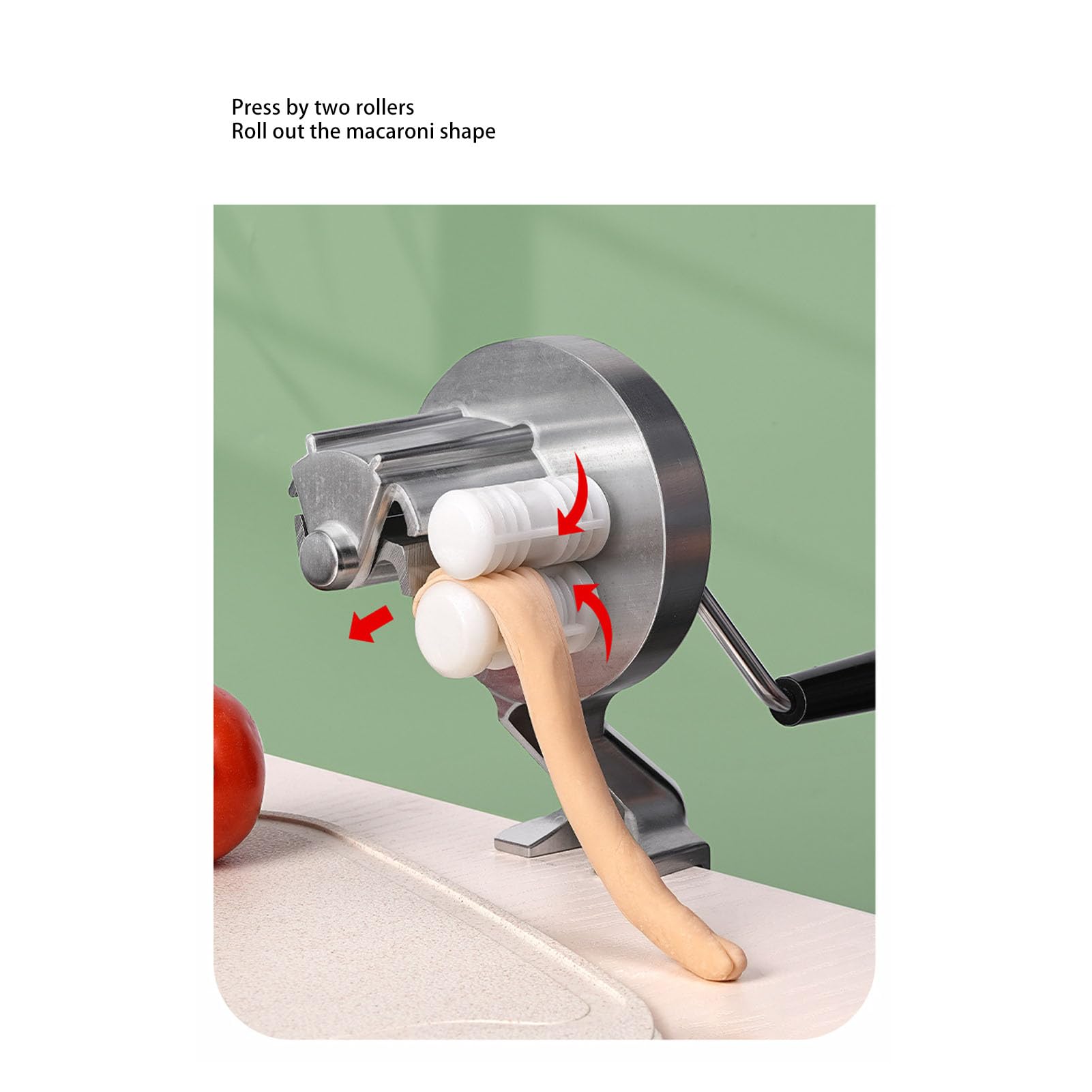 Máquina para Hacer Cavatelli, Máquina Hacer Pasta Manual Cavatelli, Máquina Prensar Fideos Rodillo Pasta, Máquina Hacer Macarrones con ñoquis Auténticos Mano para Italiana Casera