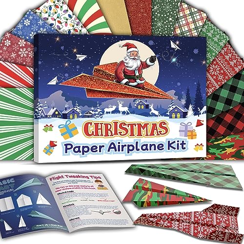 Pelto Paper Airplane Kit, Toys for Ages 8-13 Instruction Book, 60...