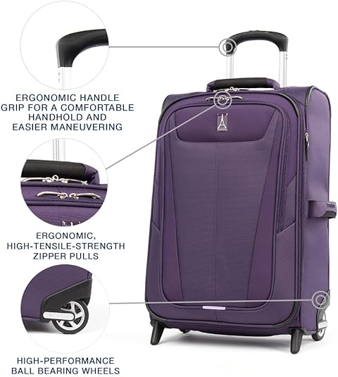 Amazon.co.jp: Travelpro Maxlite 5 55.9 cm 拡張可能 Rollaboard 機内