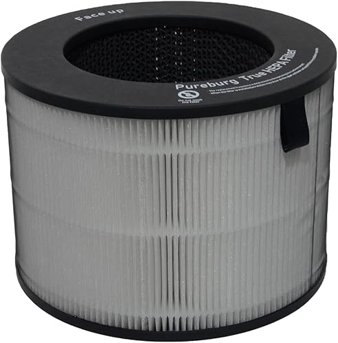PUREBURG Filtro de repuesto compatible con LG PuriCare AeroTower U9C Series U9CV2B U9CS1C U9CV1C, ventilador purificador de aire, H13 de 4 etapas