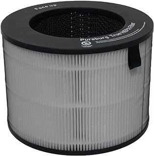 PUREBURG Replacement True HEPA Filter Compatible with LG PuriCare AeroTower Air Purifying Fan U9C Series U9CV2B / U9CS1C / U9CV1C,H13 4-Stage Filtration High-efficiency Activated carbon Air Clean Dust