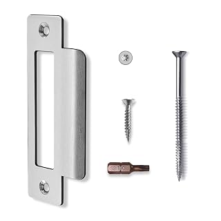 Oversized Strike Plate for Shifting Doors or Mortise Locks - Amazon product rated Grade B
