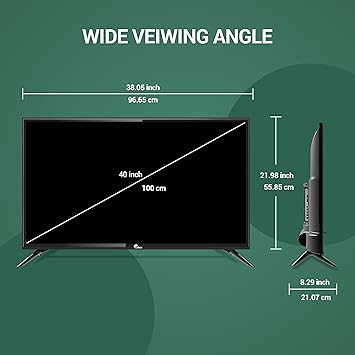 CELLECOR 100 cm (40 inch) Full HD LED Certified Smart Android TV with Two Smart Remotes (40CS)