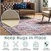 BAGAIL BASICS Non Slip Rug Pad Gripper 2 x 3 Feet Extra Thick Carpet Pads for Area Rugs and Hardwood Floors, Keep Your Rugs Safe and in Place