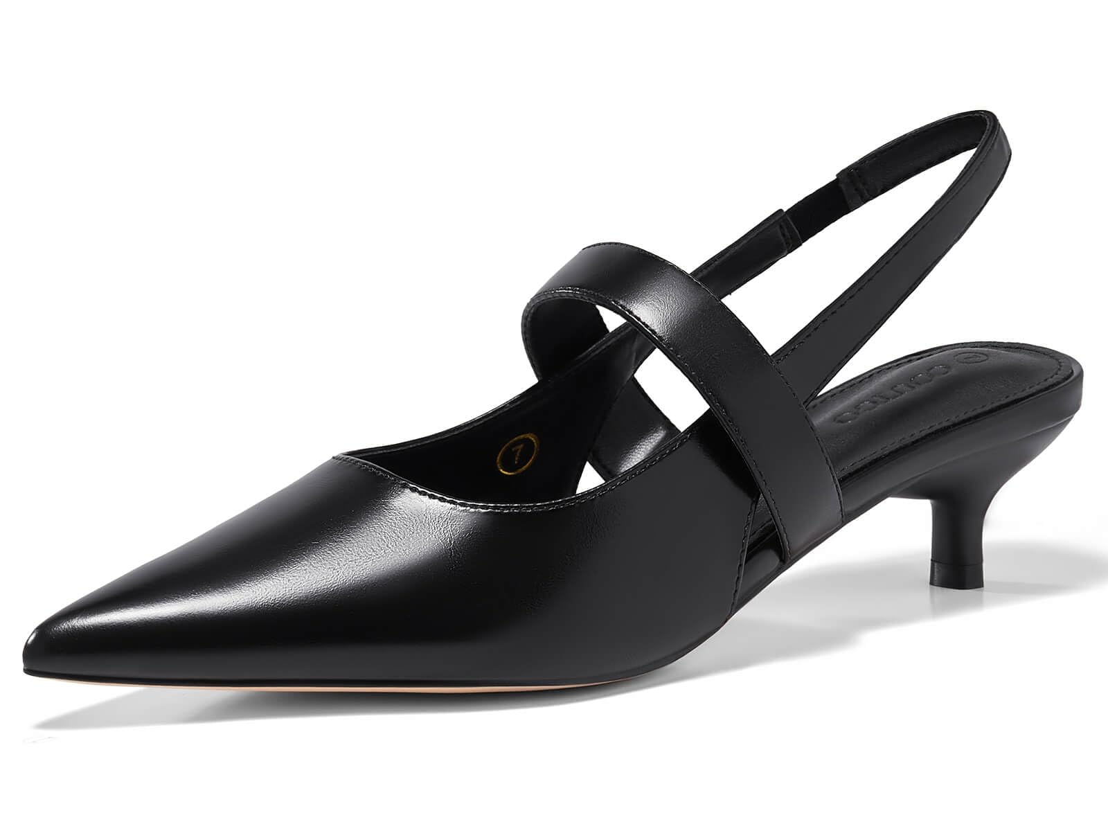 Flat Shoes Office Black Slingbacks Fairyland Slingback Pointed Flats