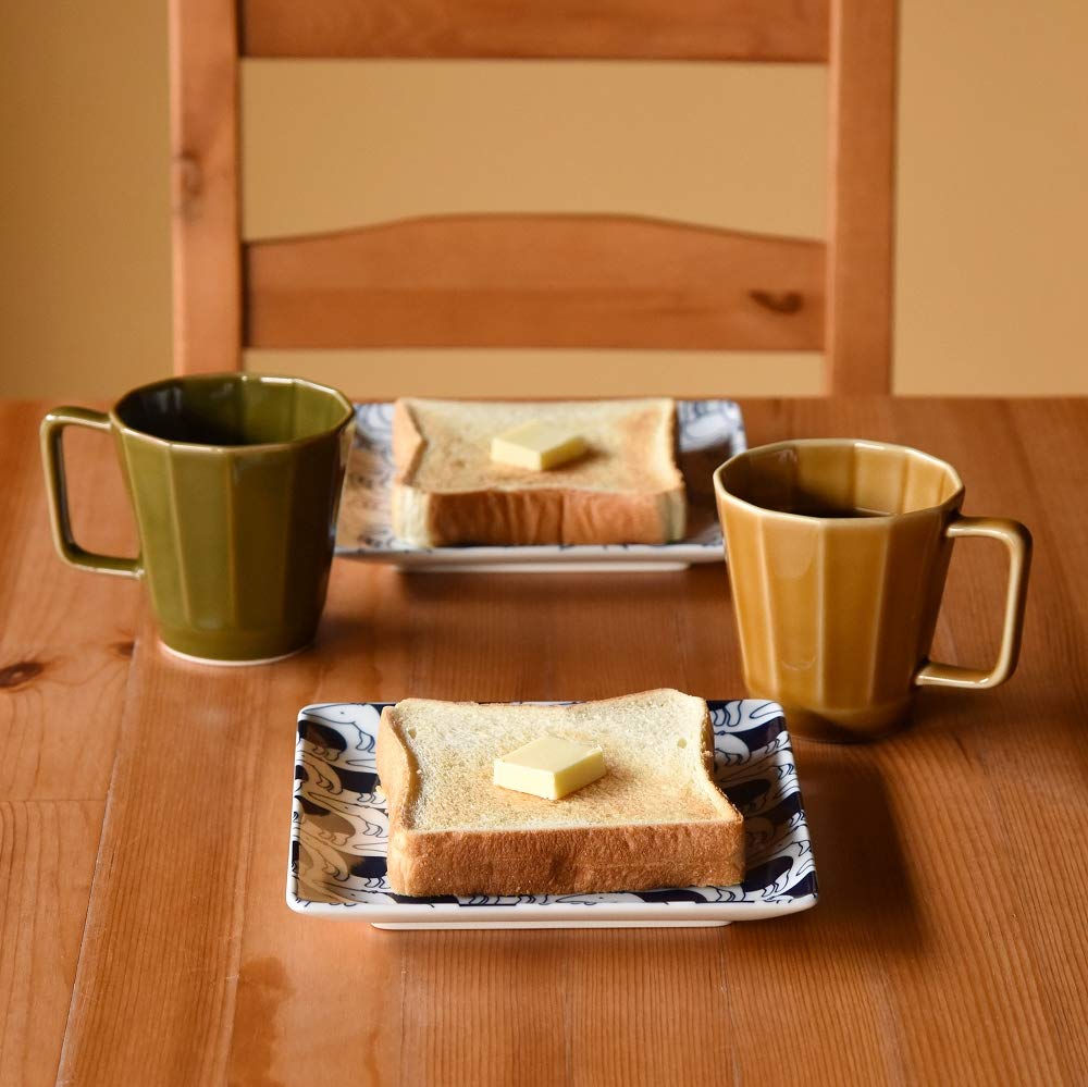 Queico natural69 波佐見焼　食器6点セット Amazon.co.jp: natural69 セット商品【波佐見焼】【QA05】Janke 正角皿