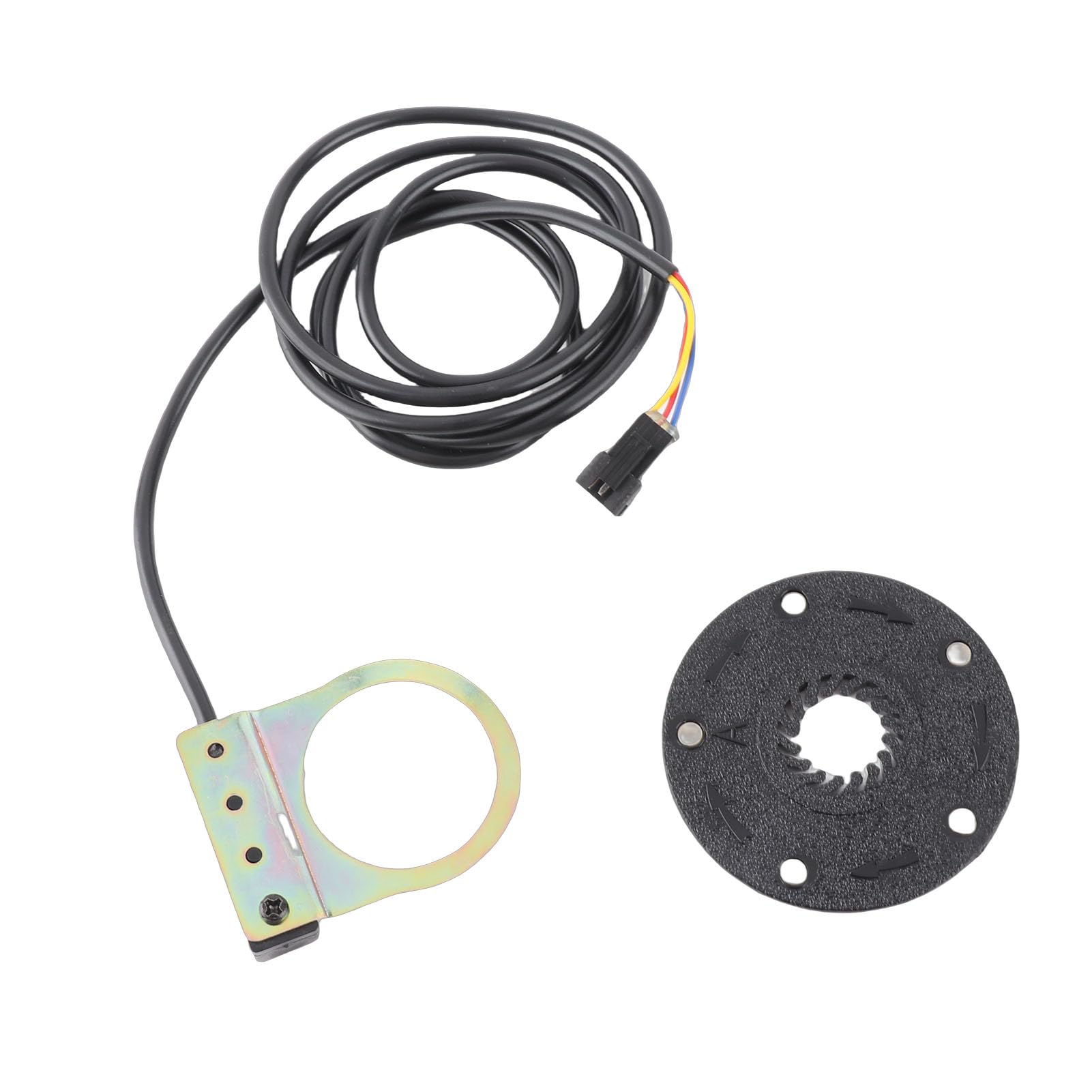 Akozon Electric Bike Pedaling Sensor, Electric Bike Power Pedal Assist 6 Magnet Disc for Pedal Bicycle Parts Set Nsor Assistance Sensor Cycling Accessory
