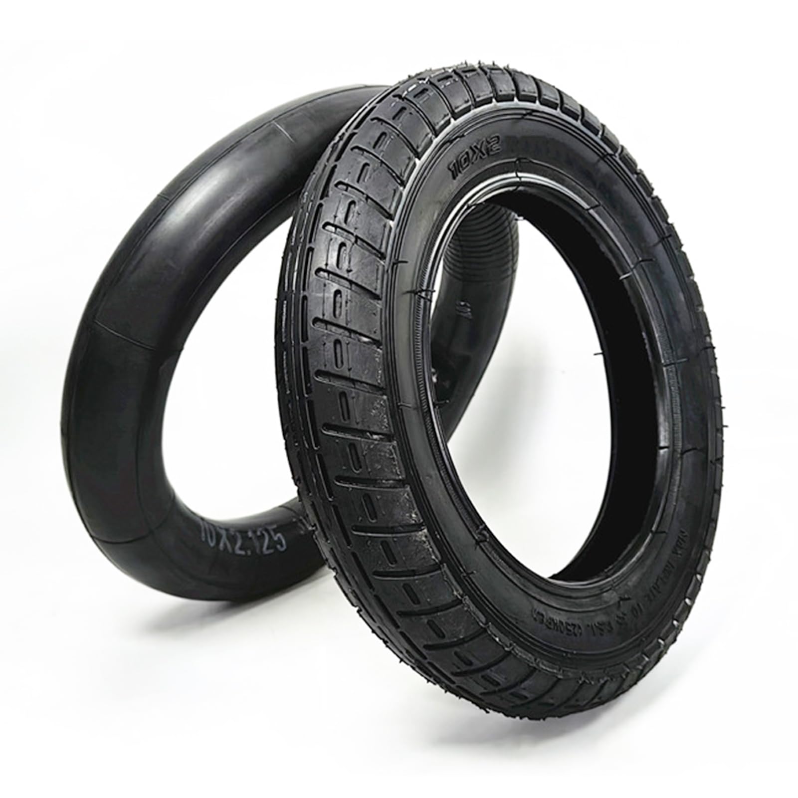 Electric Scooter Tires, 10" 10x2.0(54-152) Thickened wear-resistant non-slip inner and outer tires, for Electric Scooter/Wheelchair Pneumatic Tire Replacement Accessories
