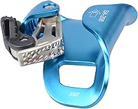 Vista 4 de Ascensor de pecho de escalada mejorado, equipo de rapelado fuerte con certificación CE de 220.5 lbs con dientes inoxidables afilados para escalada